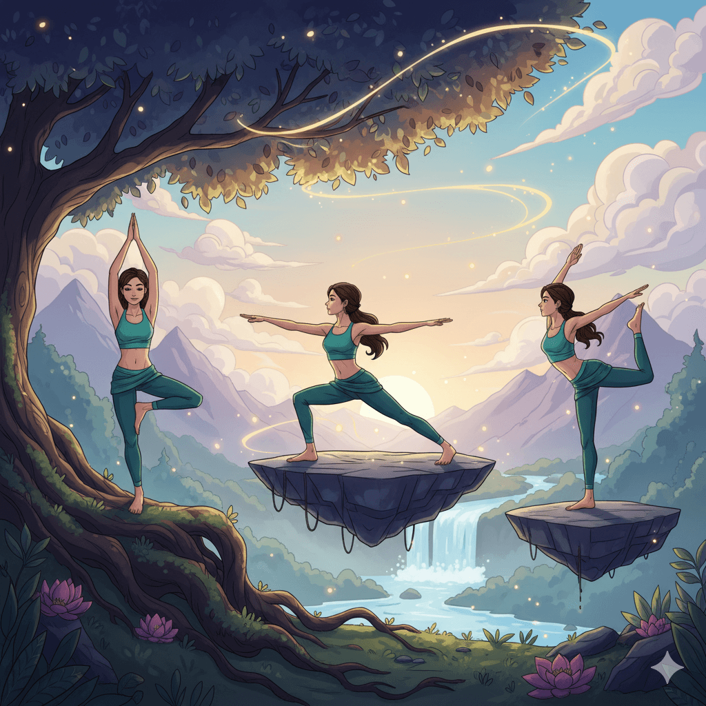 Yoga poses for peaceful mind