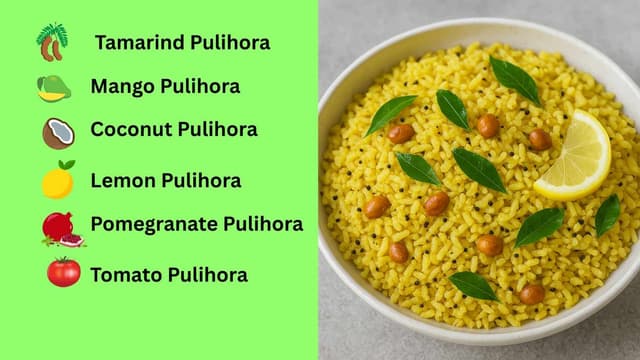 Pulihora Varieties
