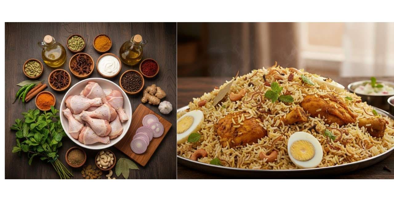 Delicious biryani