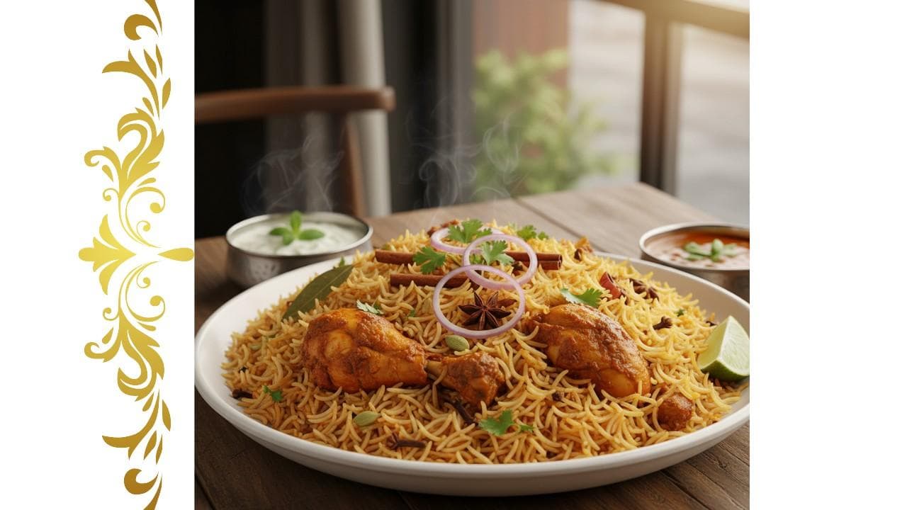 Delicious biryani